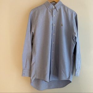 Ralph Lauren Polo YARMOUTH Light Blue Oxford Shirt 15 1/2 (33)